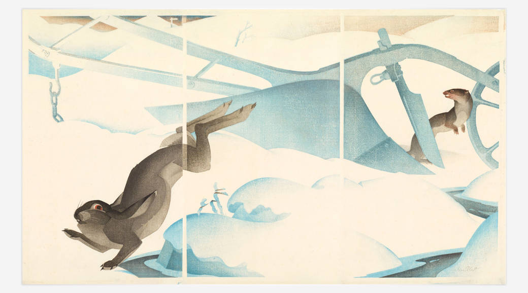 Soaring and Bounding: British Color Woodcuts