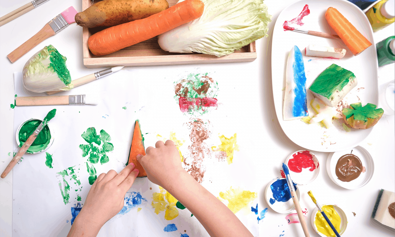 Vegetable Printmaking Allentown Art Museum