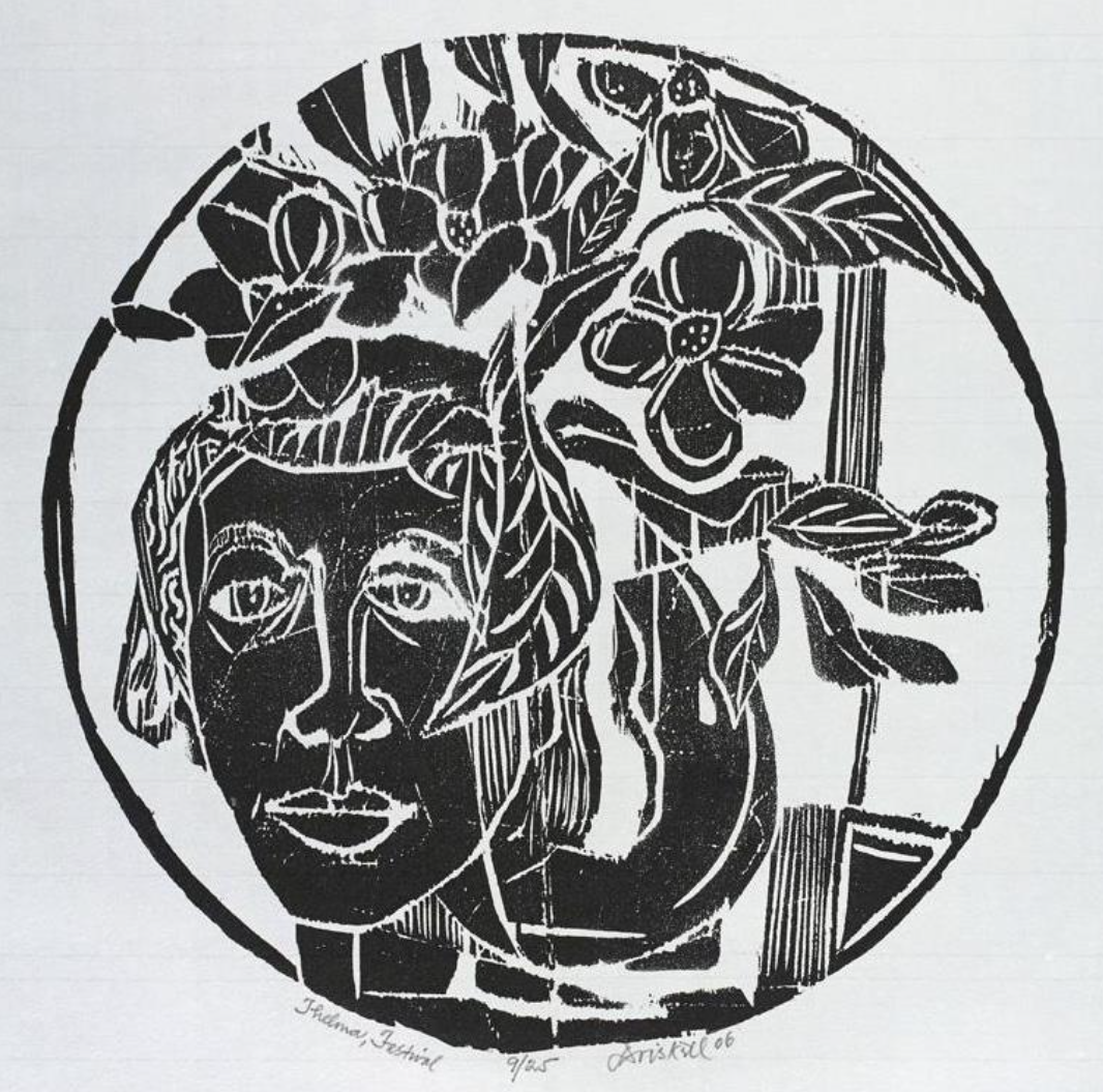 Woodcut on paper