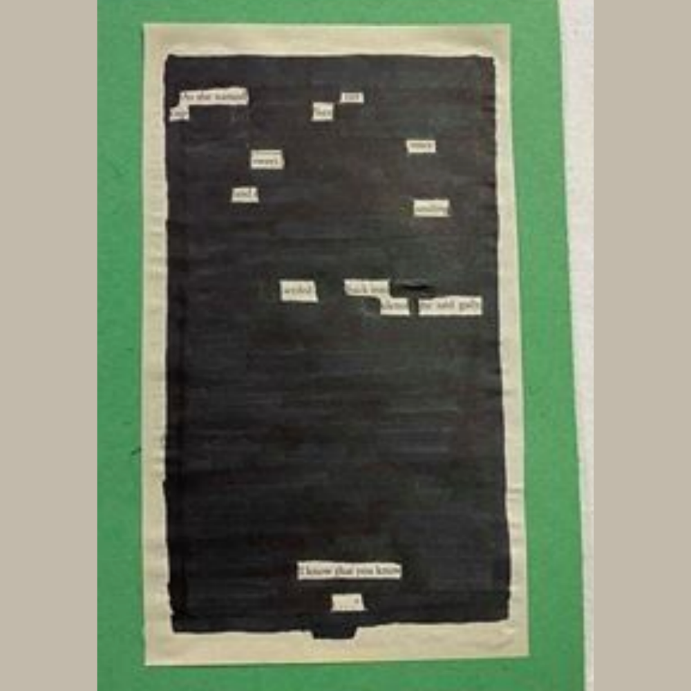 blackout poetry