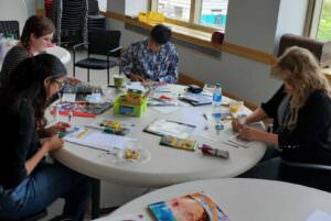 Folks in Rodale Classroom