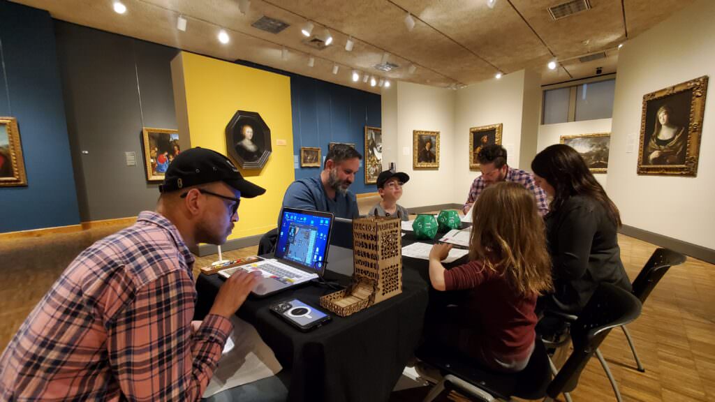 game night in the galleries