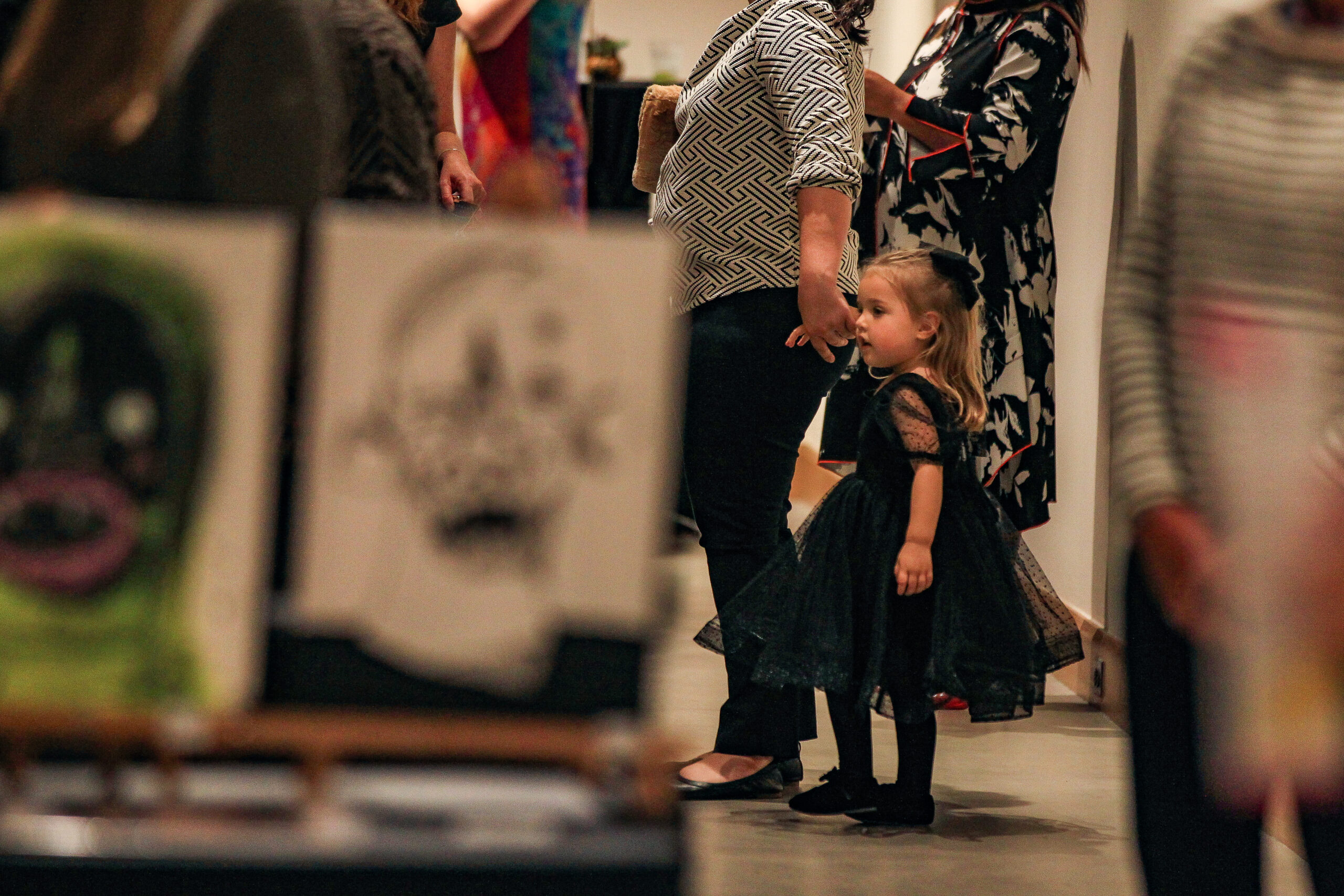 little girl at Cocktails & Collecting