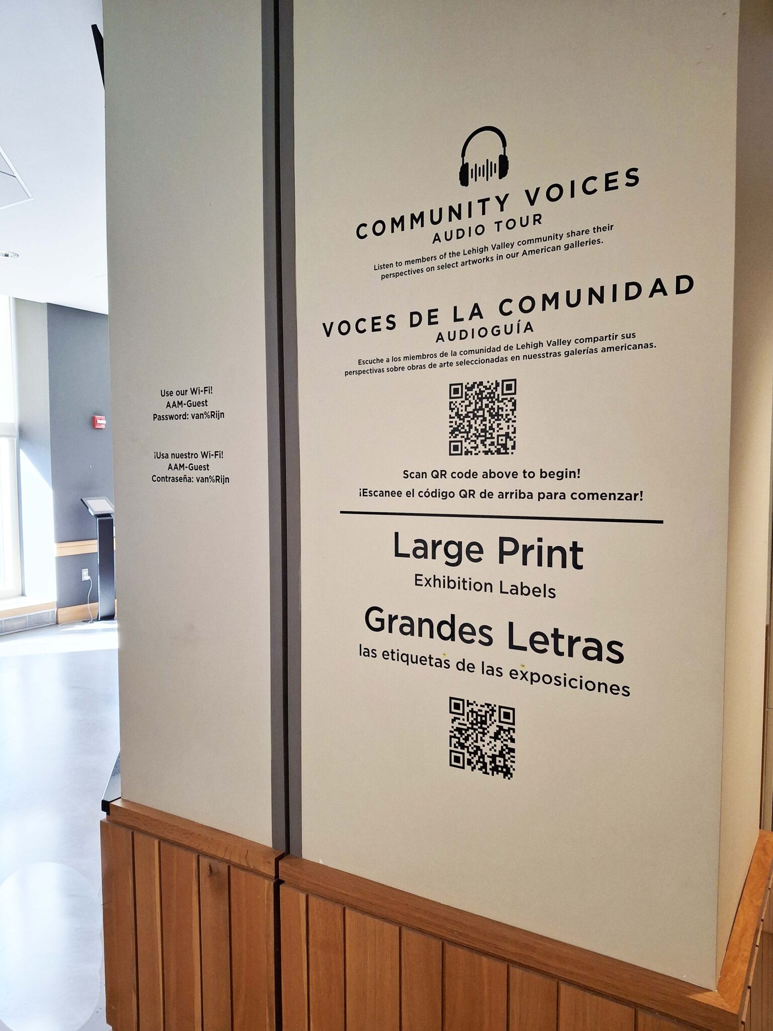 Large-Print Guides now available - Allentown Art Museum